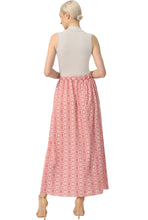 Load image into Gallery viewer, Kimi + Kai Women Print Box Pleat Maxi Skirt