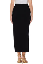 Kimi + Kai Women Side Slit Knit Maxi Skirt