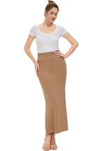 Kimi + Kai Women Side Slit Knit Maxi Skirt
