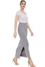 Load image into Gallery viewer, Kimi + Kai Women Side Slit Knit Maxi Skirt