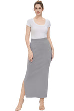 Load image into Gallery viewer, Kimi + Kai Women Side Slit Knit Maxi Skirt