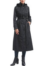 Load image into Gallery viewer, Kimi + Kai Women's "Aine“ Hooded Long Rain Coat