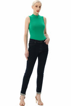 Kimi + Kai Women's Turtleneck Sleeveless Bodysuit