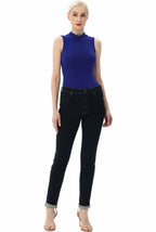 Kimi + Kai Women's Turtleneck Sleeveless Bodysuit