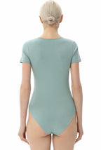 Kimi + Kai Women's Sweetheart Neck Basic Bodysuit