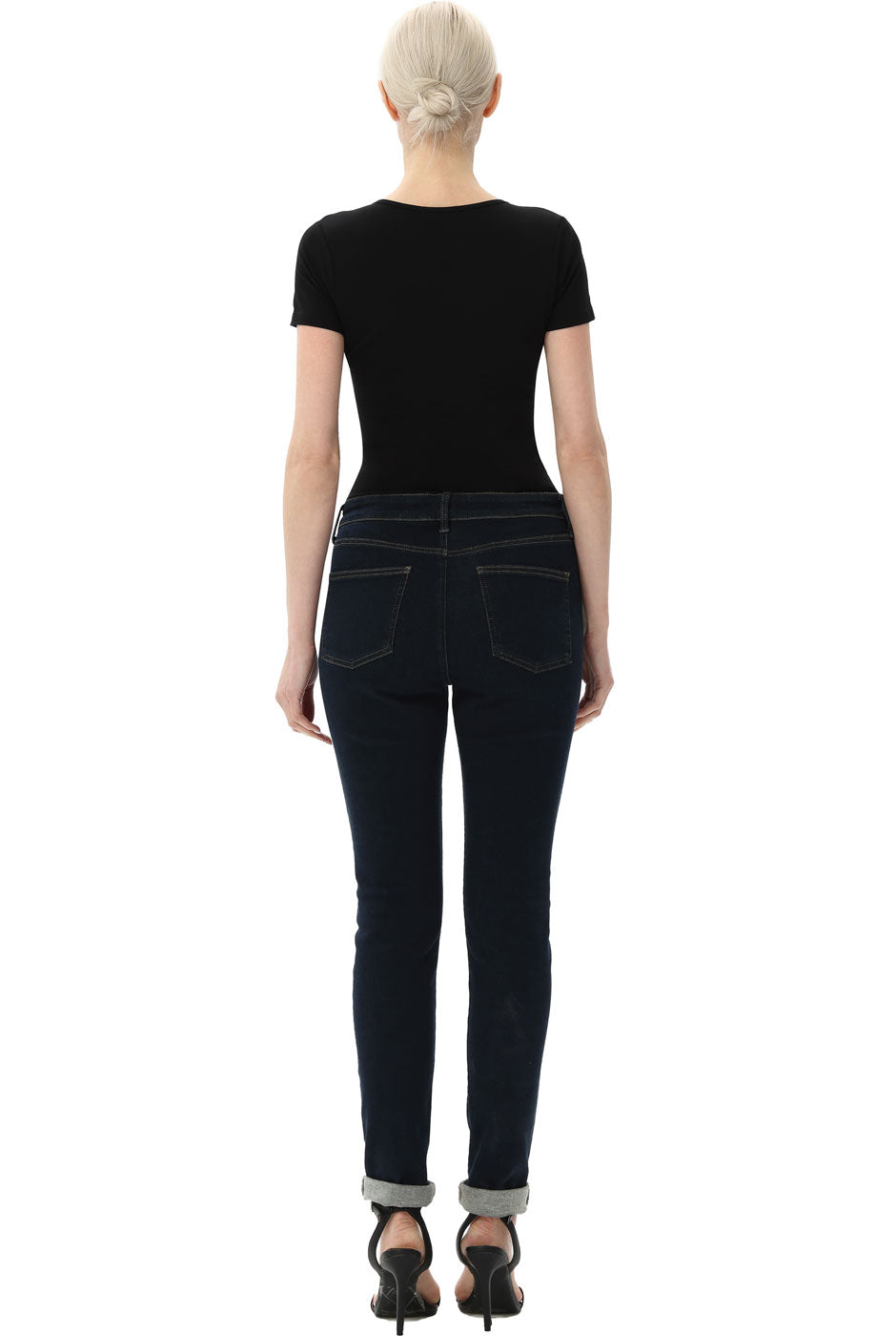 Kimi + Kai Women's Sweetheart Neck Basic Bodysuit