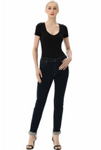 Kimi + Kai Women's Sweetheart Neck Basic Bodysuit