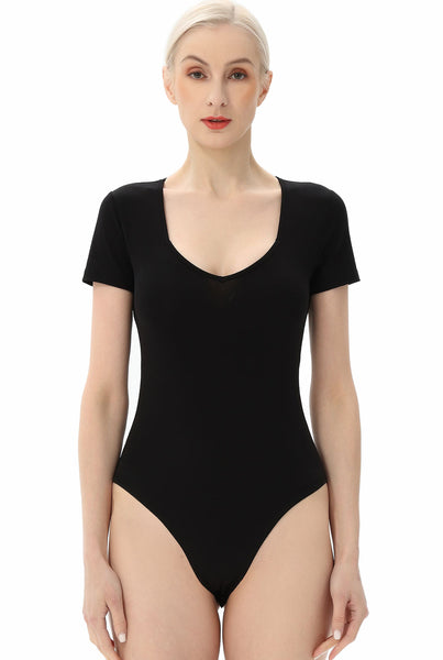 Kimi + Kai Women's Sweetheart Neck Basic Bodysuit