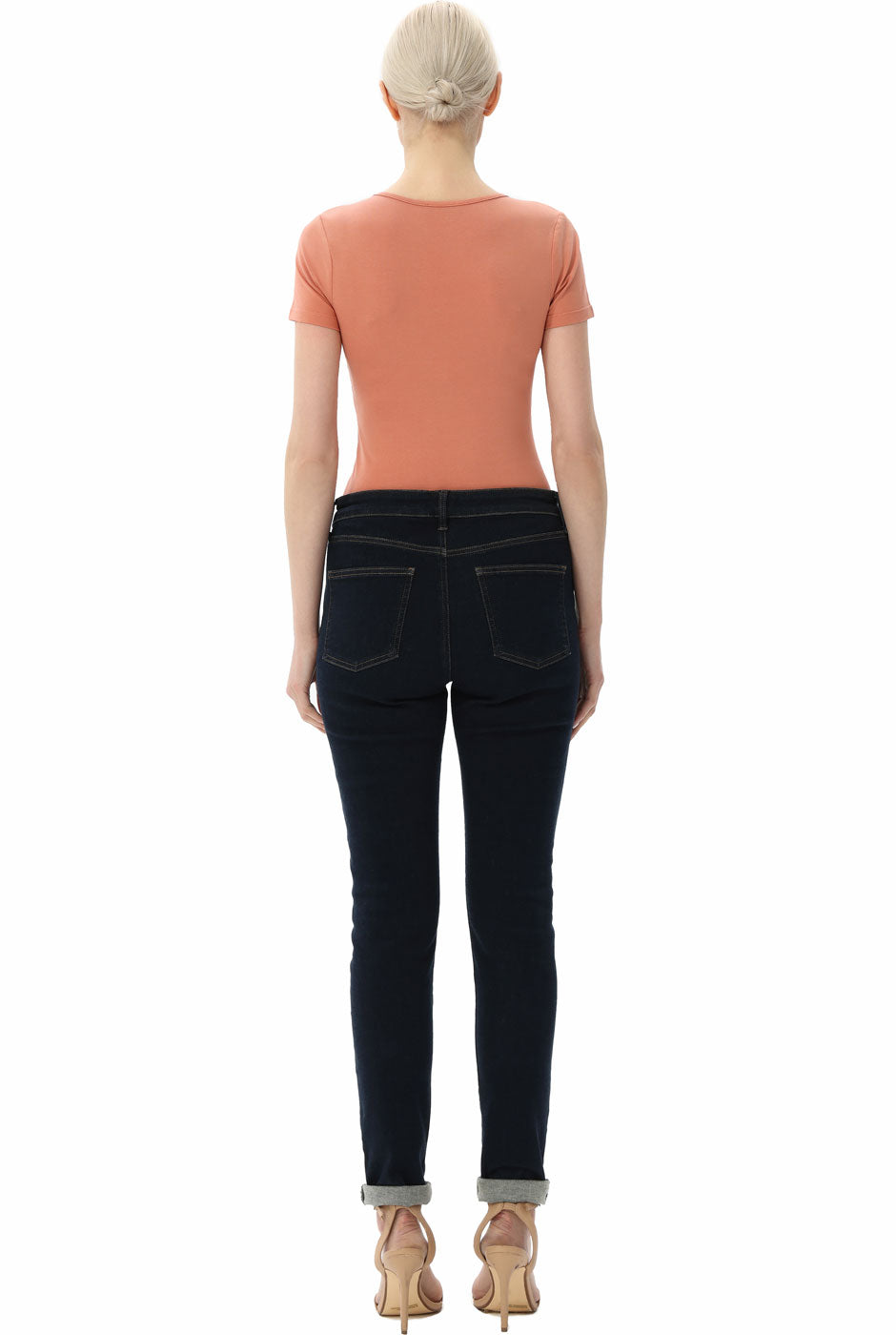 Kimi + Kai Women's Sweetheart Neck Basic Bodysuit