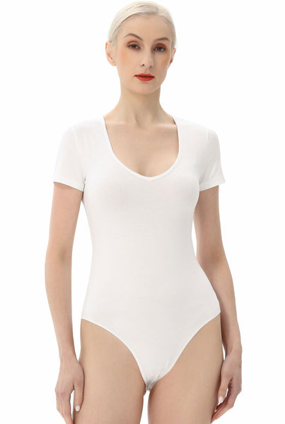 Kimi + Kai Women's Sweetheart Neck Basic Bodysuit