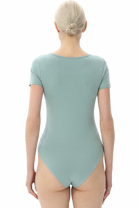 Kimi + Kai Women's Square Neck Basic Bodysuit