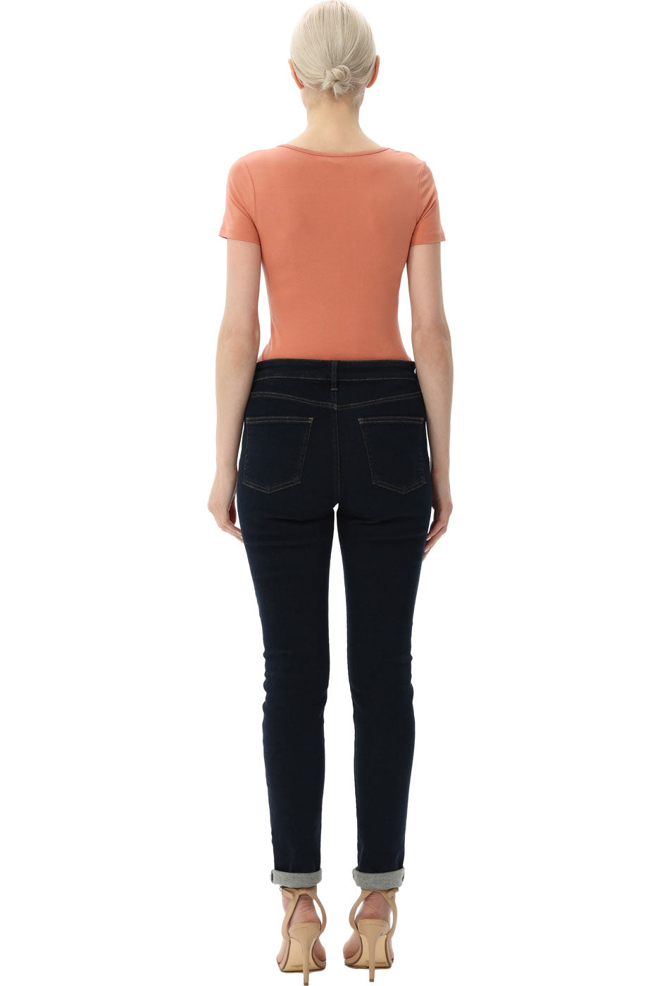 Kimi + Kai Women's Square Neck Basic Bodysuit