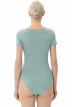 Kimi + Kai Women's U-Neck Basic Bodysuit