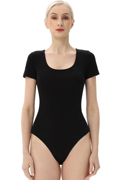 Kimi + Kai Women's U-Neck Basic Bodysuit