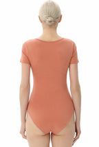 Kimi + Kai Women's U-Neck Basic Bodysuit