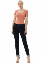 Kimi + Kai Women's U-Neck Basic Bodysuit