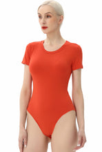 Load image into Gallery viewer, Kimi + Kai Women&#39;s Round Neck Basic Bodysuit