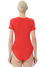 Load image into Gallery viewer, Kimi + Kai Women&#39;s Round Neck Basic Bodysuit