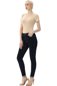 Kimi + Kai Women's Round Neck Basic Bodysuit