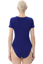 Kimi + Kai Women's Round Neck Basic Bodysuit