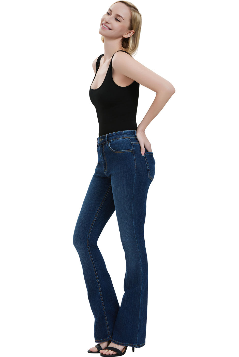 Kimi + Kai Women's U Neck Sleeveless Bodysuit