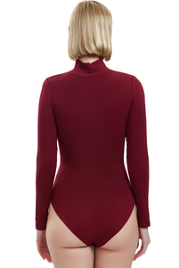 Kimi + Kai Women's Turtleneck Long Sleeve Bodysuit