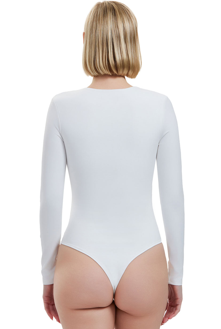 Kimi + Kai Women's Square Neck Long Sleeve Bodysuit