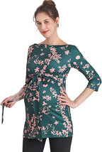 Kimi + Kai Maternity "Aaira" Boat Neck Top