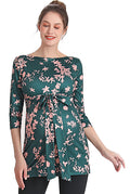 Kimi + Kai Maternity "Aaira" Boat Neck Top