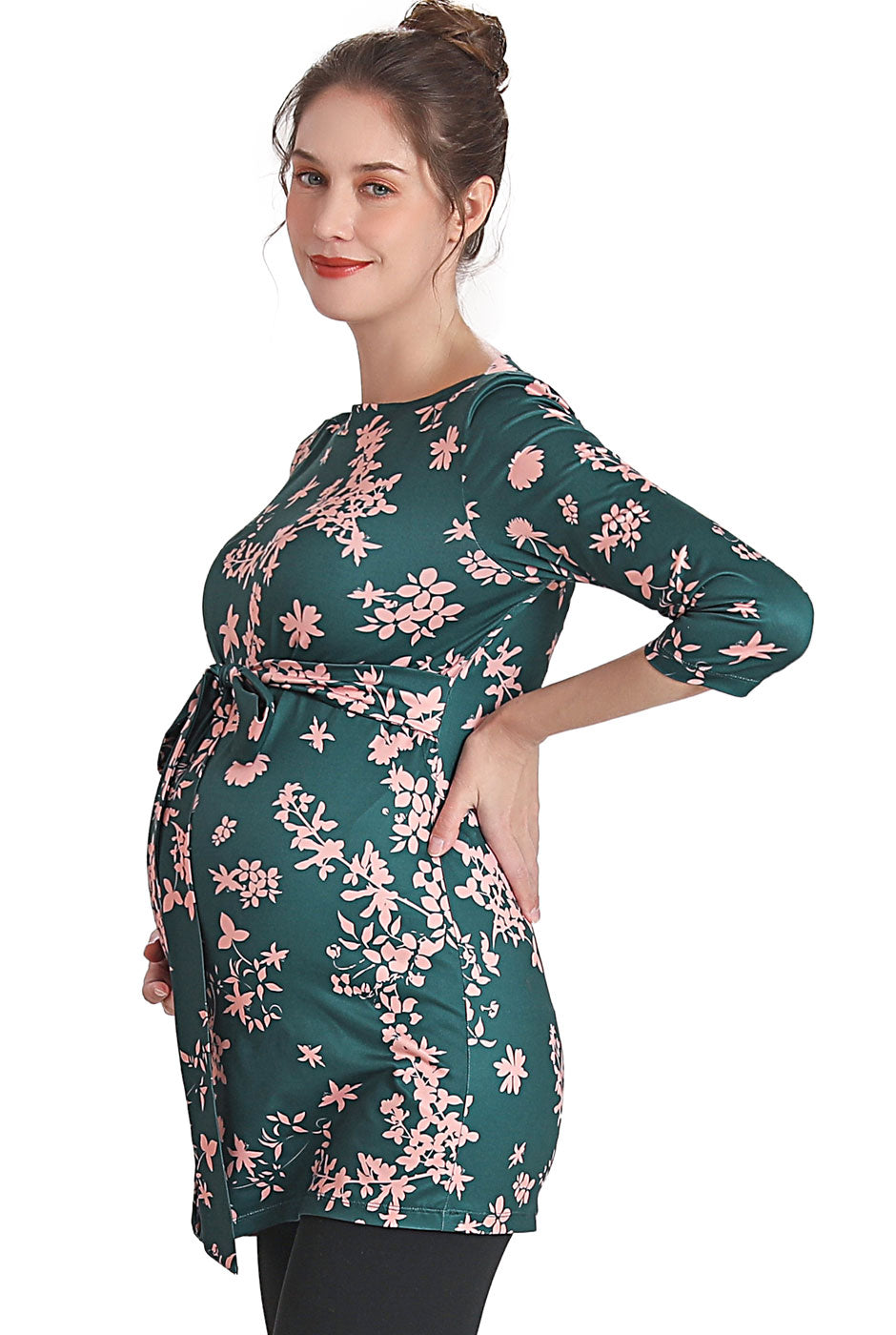 Kimi + Kai Maternity "Aaira" Boat Neck Top