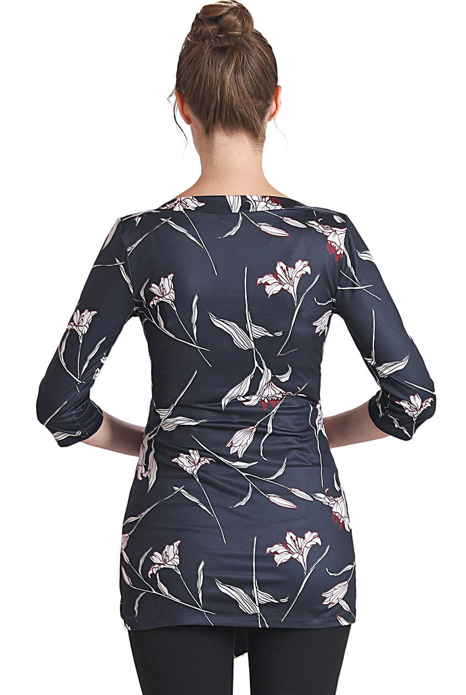Kimi + Kai Maternity "Aaira" Boat Neck Top