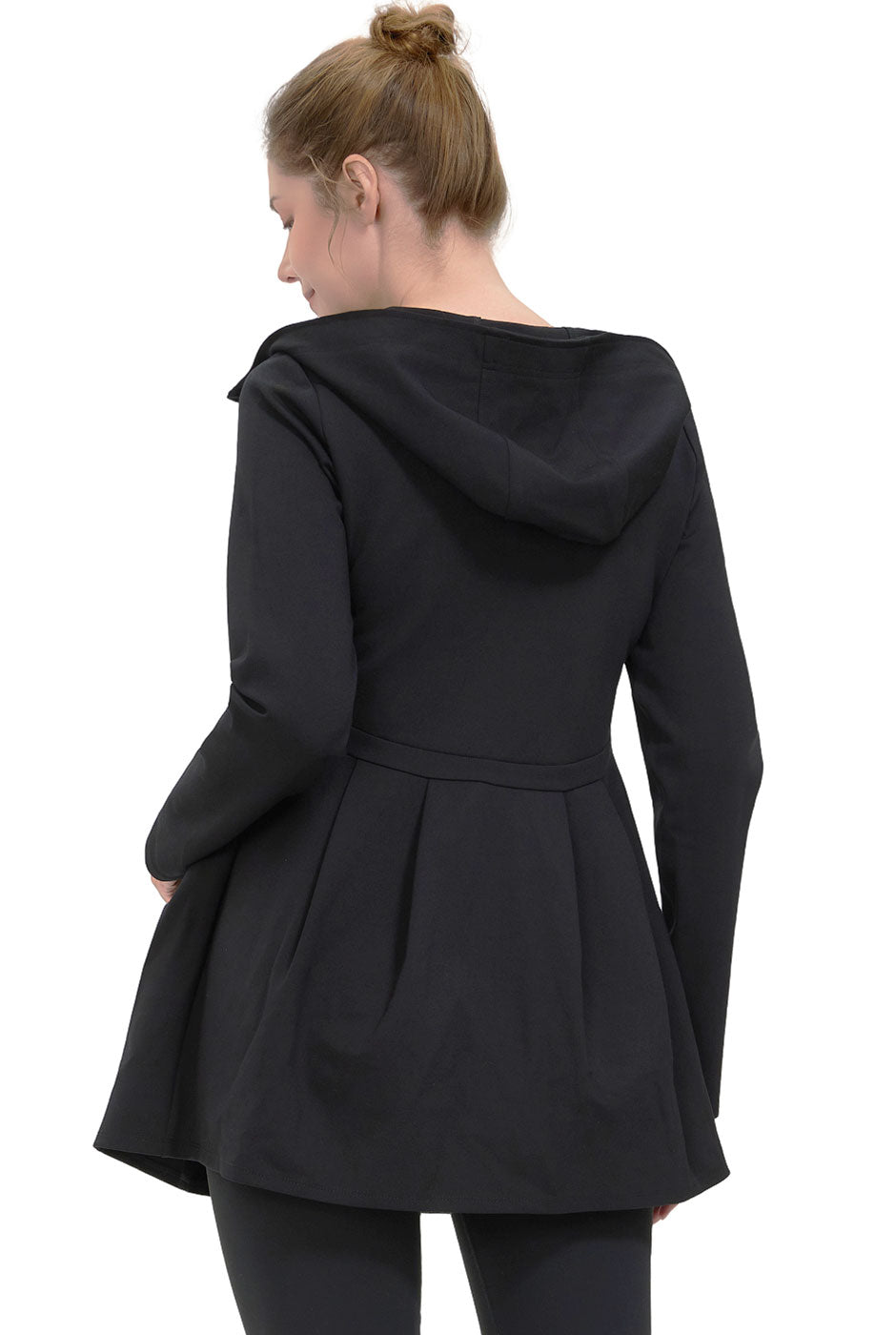Kimi + Kai Maternity "Lyla" Fit & Flare Hooded Jacket