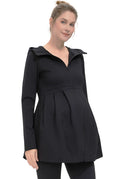 Kimi + Kai Maternity "Lyla" Fit & Flare Hooded Jacket