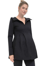 Kimi + Kai Maternity "Lyla" Fit & Flare Hooded Jacket