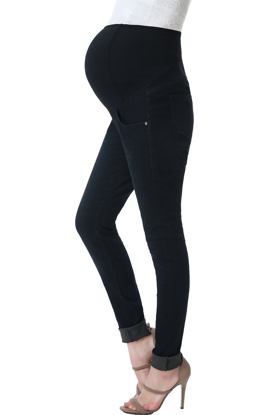 Kimi + Kai Maternity Skinny Leg Denim Jeans