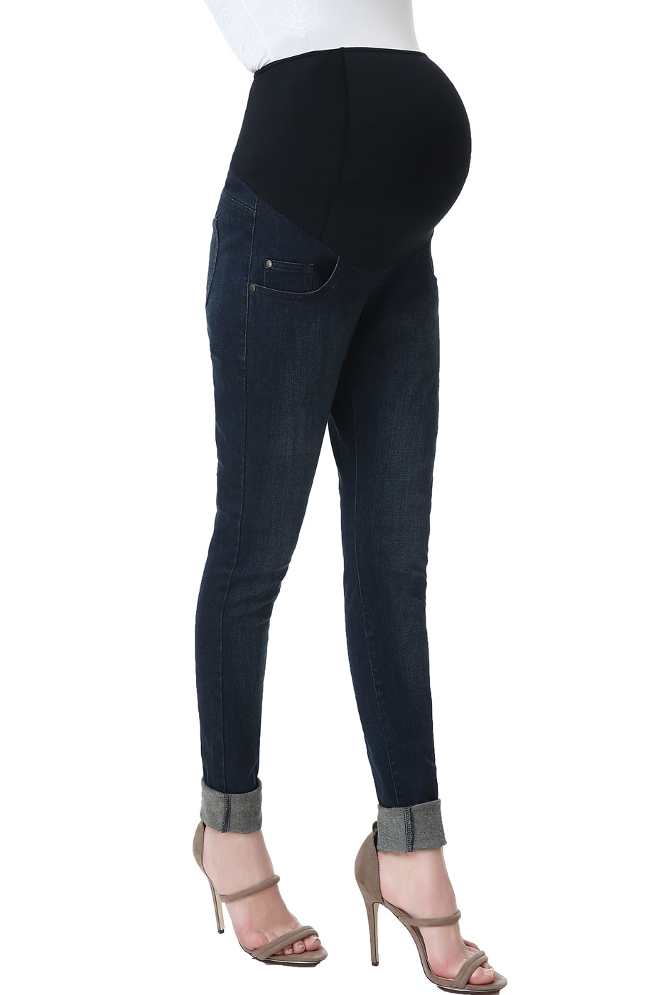 Kimi + Kai Maternity Skinny Leg Denim Jeans
