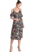 Kimi + Kai Maternity "Esme" Cold Shoulder Nursing Dress