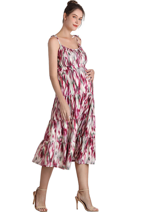 Kimi + Kai Maternity "Adia" Fit and Flare Dress