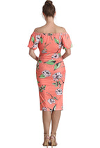 Kimi + Kai Maternity "Aida" Convertible Shoulder Ruched Dress