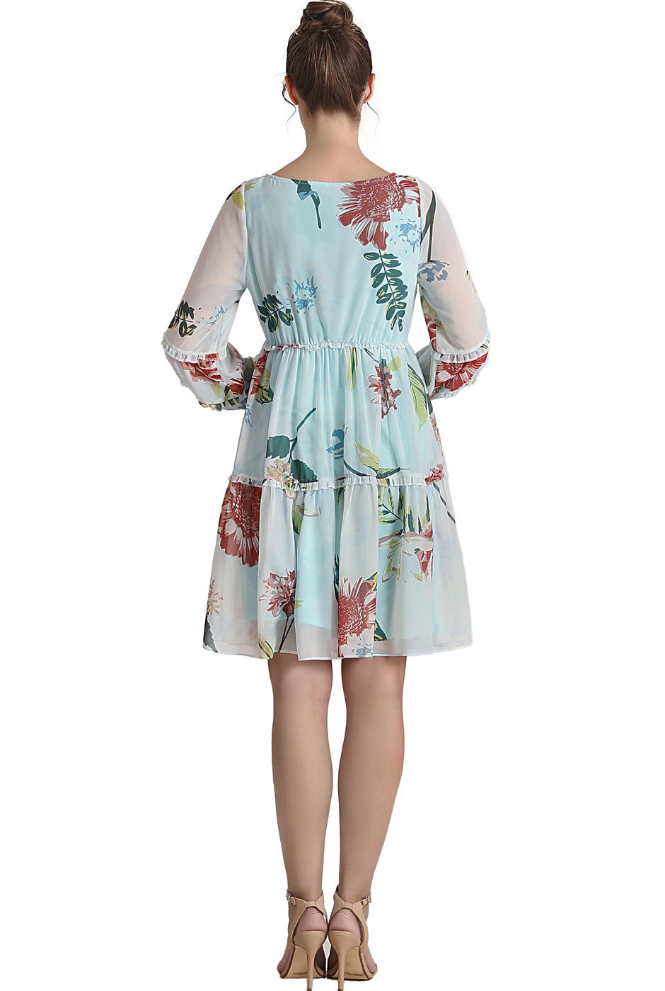 Kimi + Kai Maternity "Aliz" Chiffon Dress