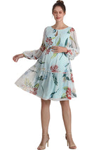 Kimi + Kai Maternity "Aliz" Chiffon Dress