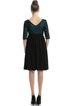 Kimi + Kai Maternity "Milena" Polka Dot Lace Dress