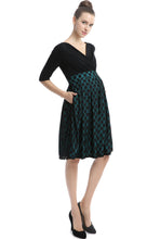 Load image into Gallery viewer, Kimi + Kai Maternity "Giana" Polka Dot Lace Dress