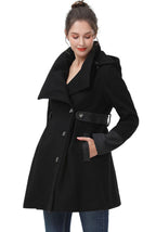 Kimi + Kai Maternity "Harper" Wool Coat