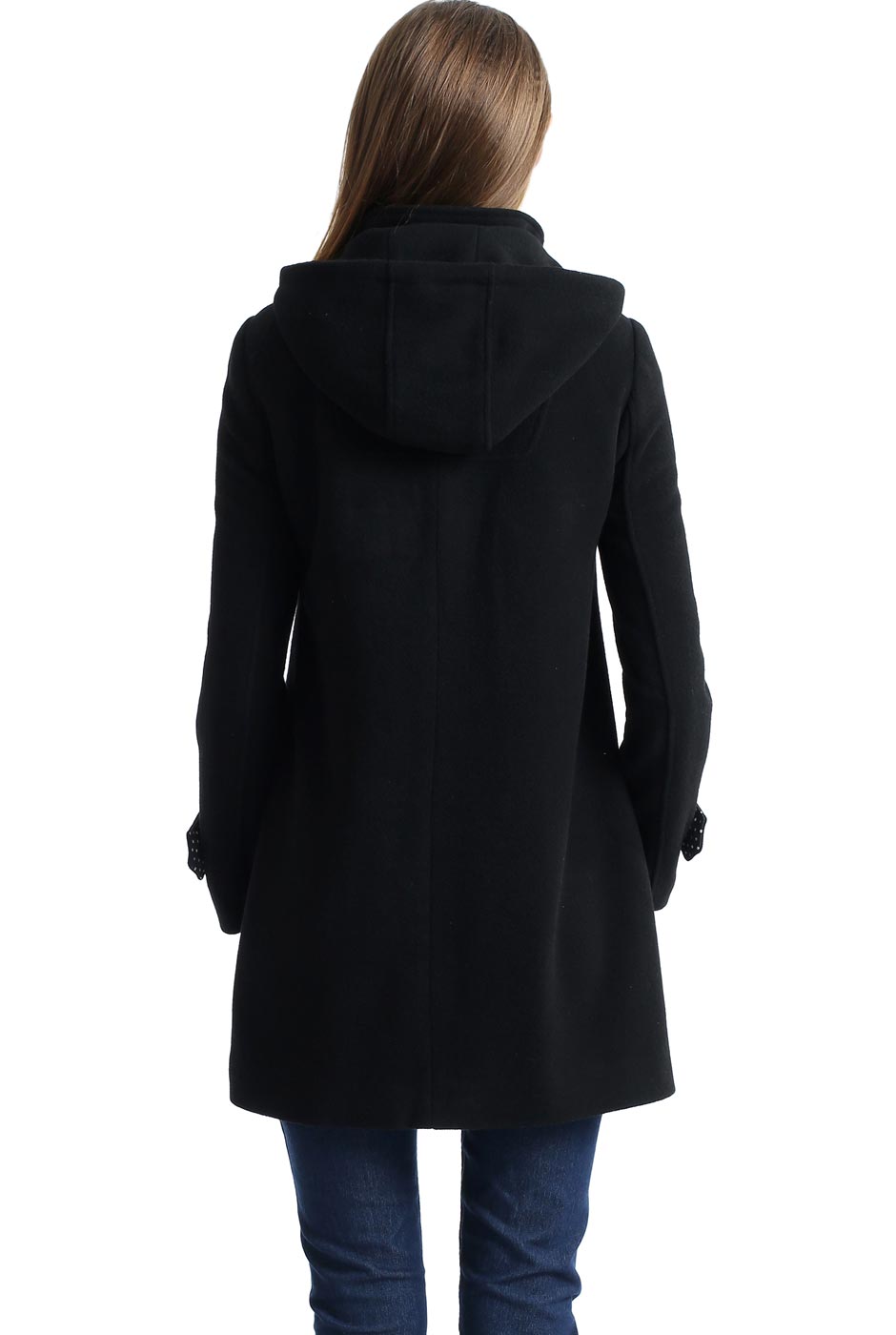Kimi + Kai Maternity "Penelope" Wool Blend A-Lined Coat