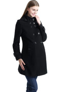 Kimi + Kai Maternity "Penelope" Wool Blend A-Lined Coat