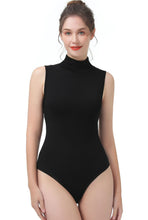 Load image into Gallery viewer, Kimi + Kai Women&#39;s Turtleneck Sleeveless Bodysuit