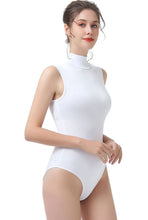 Load image into Gallery viewer, Kimi + Kai Women&#39;s Turtleneck Sleeveless Bodysuit