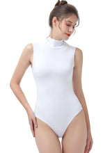 Load image into Gallery viewer, Kimi + Kai Women&#39;s Turtleneck Sleeveless Bodysuit