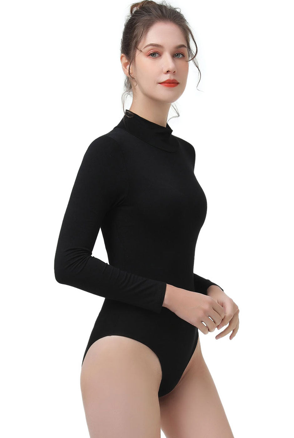 Kimi + Kai Women's Turtleneck Long Sleeve Bodysuit
